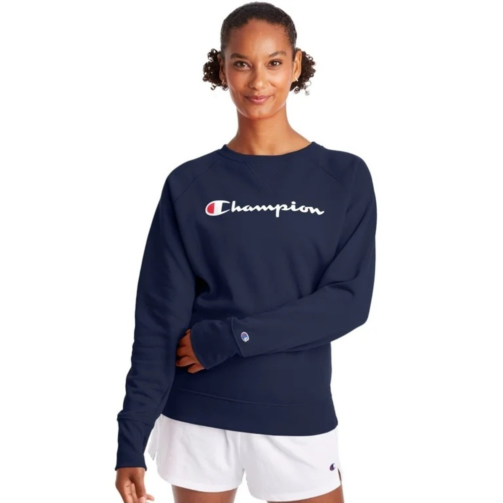 Champion Women's Classic Navy Sweatshirt